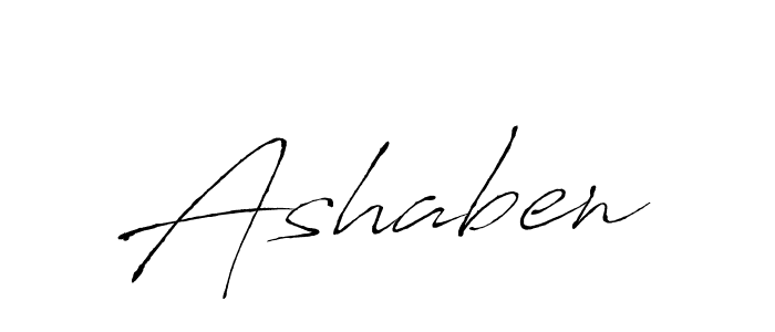 Ashaben stylish signature style. Best Handwritten Sign (Antro_Vectra) for my name. Handwritten Signature Collection Ideas for my name Ashaben. Ashaben signature style 6 images and pictures png