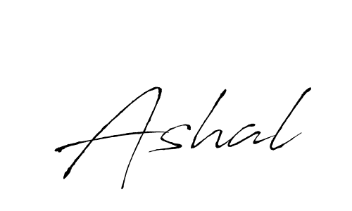 Design your own signature with our free online signature maker. With this signature software, you can create a handwritten (Antro_Vectra) signature for name Ashal. Ashal signature style 6 images and pictures png