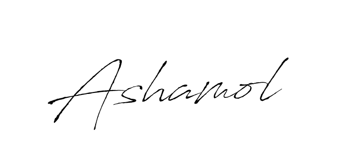 The best way (Antro_Vectra) to make a short signature is to pick only two or three words in your name. The name Ashamol include a total of six letters. For converting this name. Ashamol signature style 6 images and pictures png