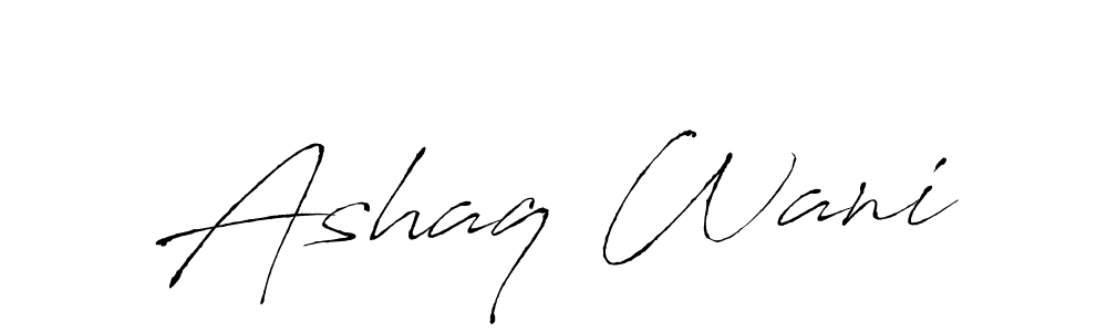 Also You can easily find your signature by using the search form. We will create Ashaq Wani name handwritten signature images for you free of cost using Antro_Vectra sign style. Ashaq Wani signature style 6 images and pictures png