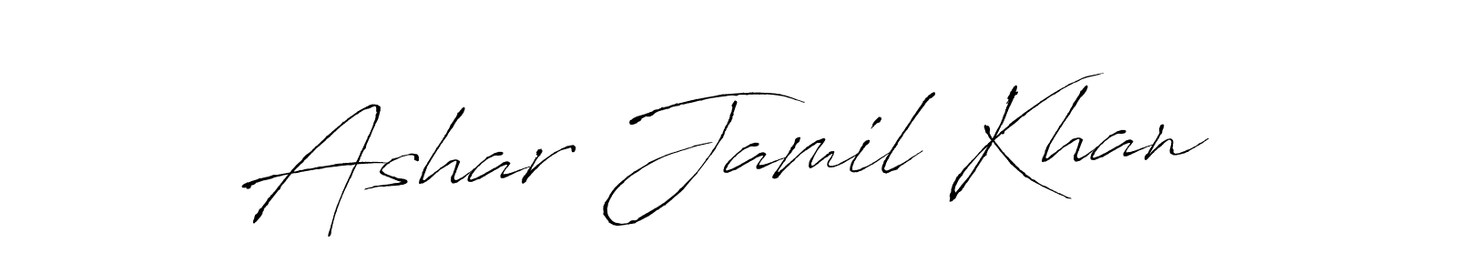 Make a beautiful signature design for name Ashar Jamil Khan. Use this online signature maker to create a handwritten signature for free. Ashar Jamil Khan signature style 6 images and pictures png