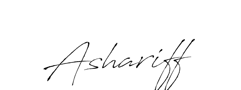 How to make Ashariff name signature. Use Antro_Vectra style for creating short signs online. This is the latest handwritten sign. Ashariff signature style 6 images and pictures png