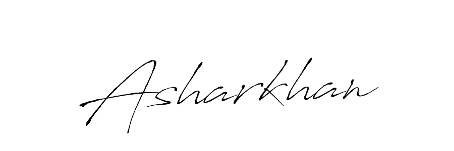 Use a signature maker to create a handwritten signature online. With this signature software, you can design (Antro_Vectra) your own signature for name Asharkhan. Asharkhan signature style 6 images and pictures png