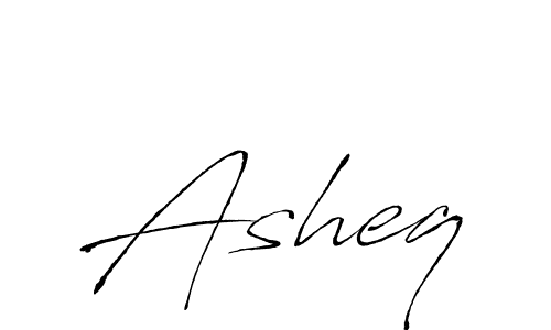 Make a beautiful signature design for name Asheq. With this signature (Antro_Vectra) style, you can create a handwritten signature for free. Asheq signature style 6 images and pictures png