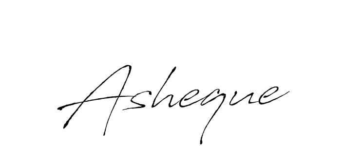Asheque stylish signature style. Best Handwritten Sign (Antro_Vectra) for my name. Handwritten Signature Collection Ideas for my name Asheque. Asheque signature style 6 images and pictures png