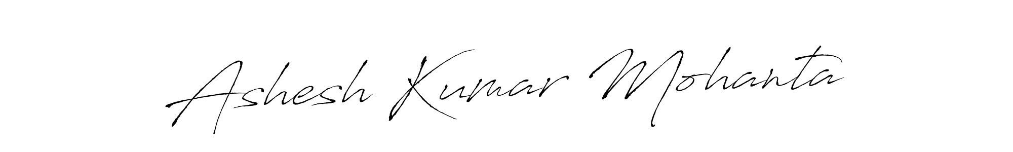 Antro_Vectra is a professional signature style that is perfect for those who want to add a touch of class to their signature. It is also a great choice for those who want to make their signature more unique. Get Ashesh Kumar Mohanta name to fancy signature for free. Ashesh Kumar Mohanta signature style 6 images and pictures png