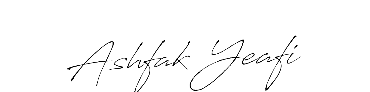 Also You can easily find your signature by using the search form. We will create Ashfak Yeafi name handwritten signature images for you free of cost using Antro_Vectra sign style. Ashfak Yeafi signature style 6 images and pictures png