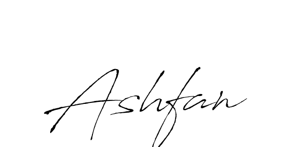 Use a signature maker to create a handwritten signature online. With this signature software, you can design (Antro_Vectra) your own signature for name Ashfan. Ashfan signature style 6 images and pictures png