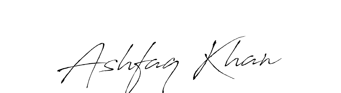 Create a beautiful signature design for name Ashfaq Khan. With this signature (Antro_Vectra) fonts, you can make a handwritten signature for free. Ashfaq Khan signature style 6 images and pictures png