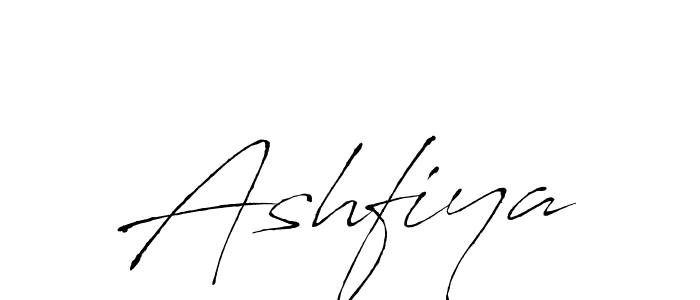 Design your own signature with our free online signature maker. With this signature software, you can create a handwritten (Antro_Vectra) signature for name Ashfiya. Ashfiya signature style 6 images and pictures png