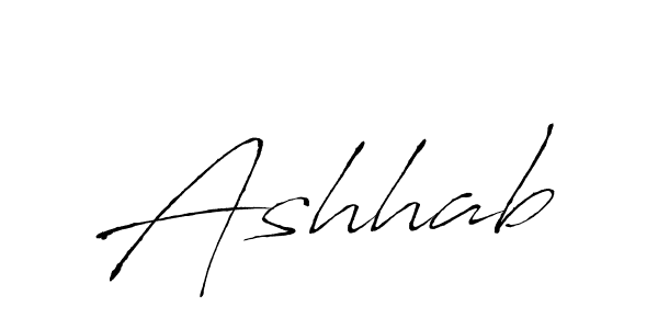 How to make Ashhab signature? Antro_Vectra is a professional autograph style. Create handwritten signature for Ashhab name. Ashhab signature style 6 images and pictures png