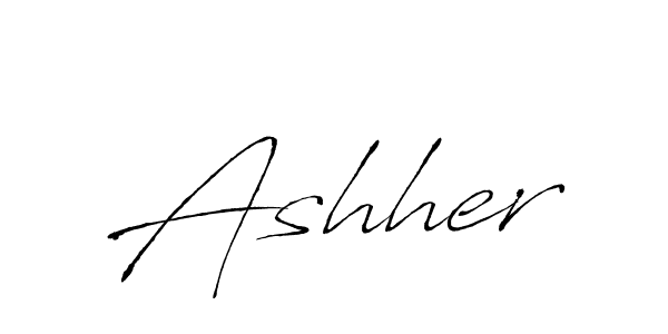 You should practise on your own different ways (Antro_Vectra) to write your name (Ashher) in signature. don't let someone else do it for you. Ashher signature style 6 images and pictures png