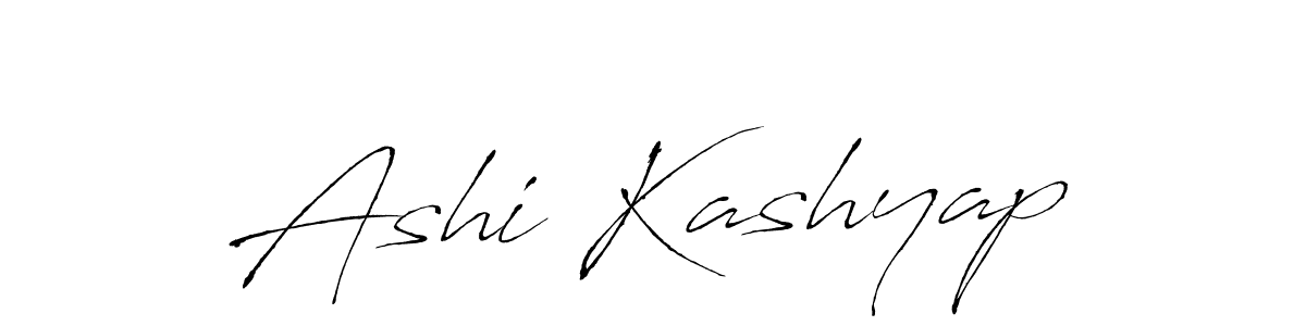 Create a beautiful signature design for name Ashi Kashyap. With this signature (Antro_Vectra) fonts, you can make a handwritten signature for free. Ashi Kashyap signature style 6 images and pictures png