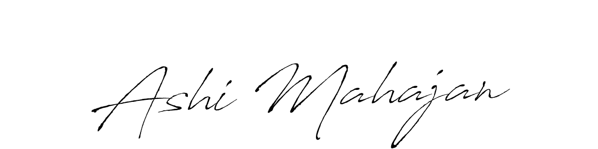 The best way (Antro_Vectra) to make a short signature is to pick only two or three words in your name. The name Ashi Mahajan include a total of six letters. For converting this name. Ashi Mahajan signature style 6 images and pictures png