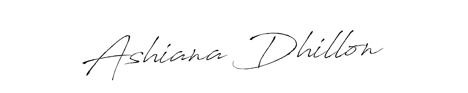 How to make Ashiana Dhillon signature? Antro_Vectra is a professional autograph style. Create handwritten signature for Ashiana Dhillon name. Ashiana Dhillon signature style 6 images and pictures png