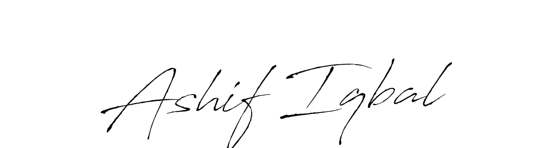 Create a beautiful signature design for name Ashif Iqbal. With this signature (Antro_Vectra) fonts, you can make a handwritten signature for free. Ashif Iqbal signature style 6 images and pictures png