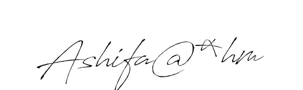 Use a signature maker to create a handwritten signature online. With this signature software, you can design (Antro_Vectra) your own signature for name Ashifa@*hm. Ashifa@*hm signature style 6 images and pictures png