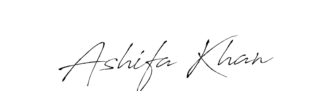 How to make Ashifa Khan name signature. Use Antro_Vectra style for creating short signs online. This is the latest handwritten sign. Ashifa Khan signature style 6 images and pictures png