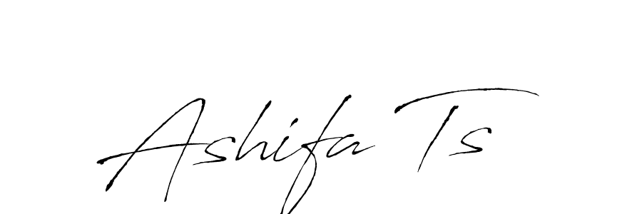 Ashifa Ts stylish signature style. Best Handwritten Sign (Antro_Vectra) for my name. Handwritten Signature Collection Ideas for my name Ashifa Ts. Ashifa Ts signature style 6 images and pictures png