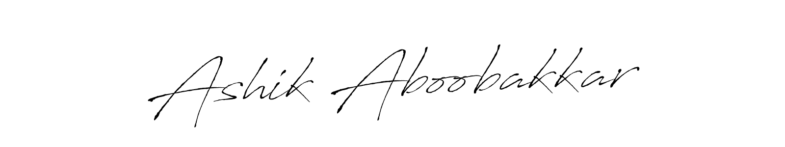 Similarly Antro_Vectra is the best handwritten signature design. Signature creator online .You can use it as an online autograph creator for name Ashik Aboobakkar. Ashik Aboobakkar signature style 6 images and pictures png