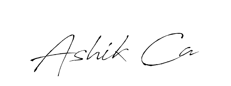 Make a beautiful signature design for name Ashik Ca. With this signature (Antro_Vectra) style, you can create a handwritten signature for free. Ashik Ca signature style 6 images and pictures png