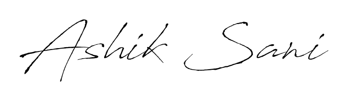 Once you've used our free online signature maker to create your best signature Antro_Vectra style, it's time to enjoy signing your documents with Ashik Sani name. Ashik Sani signature style 6 images and pictures png