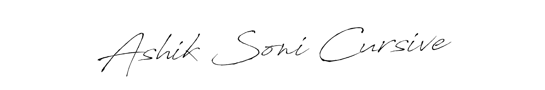Antro_Vectra is a professional signature style that is perfect for those who want to add a touch of class to their signature. It is also a great choice for those who want to make their signature more unique. Get Ashik Soni Cursive name to fancy signature for free. Ashik Soni Cursive signature style 6 images and pictures png