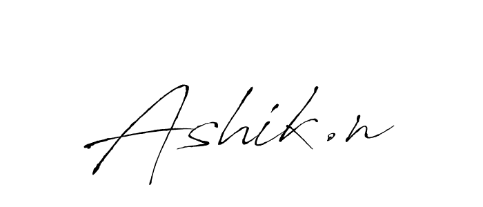 You should practise on your own different ways (Antro_Vectra) to write your name (Ashik.n) in signature. don't let someone else do it for you. Ashik.n signature style 6 images and pictures png