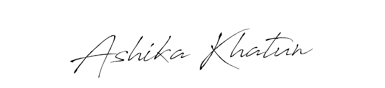 The best way (Antro_Vectra) to make a short signature is to pick only two or three words in your name. The name Ashika Khatun include a total of six letters. For converting this name. Ashika Khatun signature style 6 images and pictures png