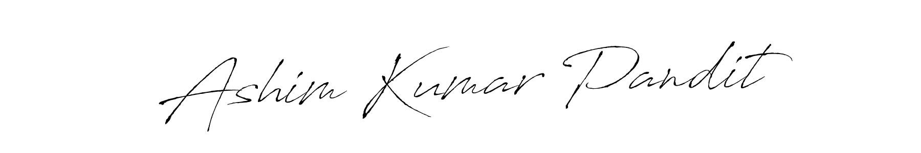 Design your own signature with our free online signature maker. With this signature software, you can create a handwritten (Antro_Vectra) signature for name Ashim Kumar Pandit. Ashim Kumar Pandit signature style 6 images and pictures png