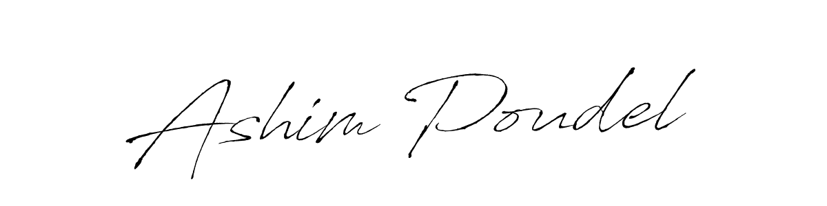 The best way (Antro_Vectra) to make a short signature is to pick only two or three words in your name. The name Ashim Poudel include a total of six letters. For converting this name. Ashim Poudel signature style 6 images and pictures png