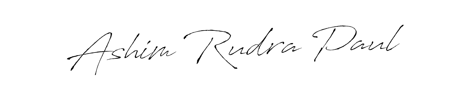 Ashim Rudra Paul stylish signature style. Best Handwritten Sign (Antro_Vectra) for my name. Handwritten Signature Collection Ideas for my name Ashim Rudra Paul. Ashim Rudra Paul signature style 6 images and pictures png