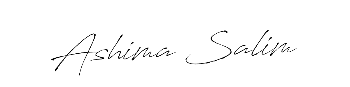 Also You can easily find your signature by using the search form. We will create Ashima Salim name handwritten signature images for you free of cost using Antro_Vectra sign style. Ashima Salim signature style 6 images and pictures png
