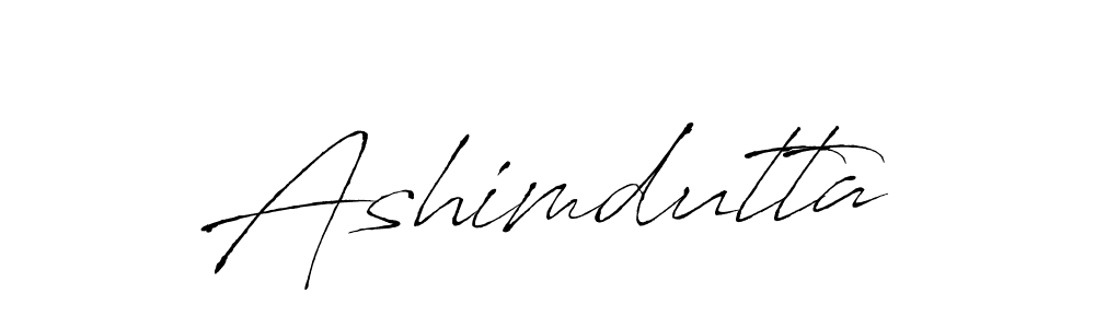 Make a beautiful signature design for name Ashimdutta. With this signature (Antro_Vectra) style, you can create a handwritten signature for free. Ashimdutta signature style 6 images and pictures png