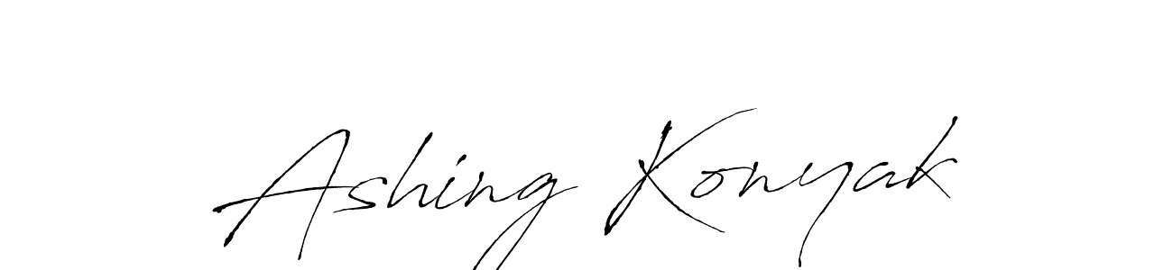 Best and Professional Signature Style for Ashing Konyak. Antro_Vectra Best Signature Style Collection. Ashing Konyak signature style 6 images and pictures png