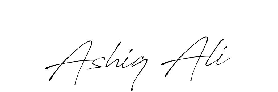 Design your own signature with our free online signature maker. With this signature software, you can create a handwritten (Antro_Vectra) signature for name Ashiq Ali. Ashiq Ali signature style 6 images and pictures png