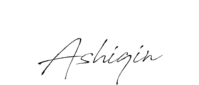 Make a beautiful signature design for name Ashiqin. With this signature (Antro_Vectra) style, you can create a handwritten signature for free. Ashiqin signature style 6 images and pictures png
