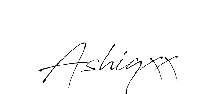 Design your own signature with our free online signature maker. With this signature software, you can create a handwritten (Antro_Vectra) signature for name Ashiqxx. Ashiqxx signature style 6 images and pictures png