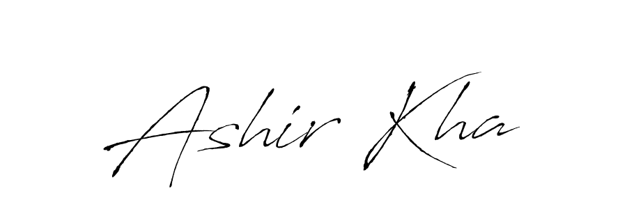 Ashir Kha stylish signature style. Best Handwritten Sign (Antro_Vectra) for my name. Handwritten Signature Collection Ideas for my name Ashir Kha. Ashir Kha signature style 6 images and pictures png