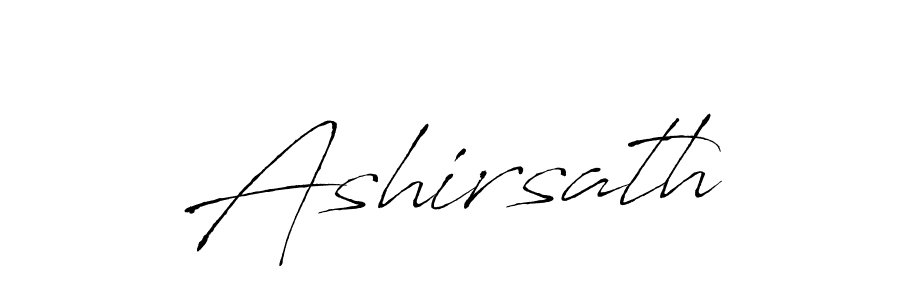 How to make Ashirsath name signature. Use Antro_Vectra style for creating short signs online. This is the latest handwritten sign. Ashirsath signature style 6 images and pictures png