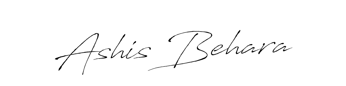 Also we have Ashis Behara name is the best signature style. Create professional handwritten signature collection using Antro_Vectra autograph style. Ashis Behara signature style 6 images and pictures png