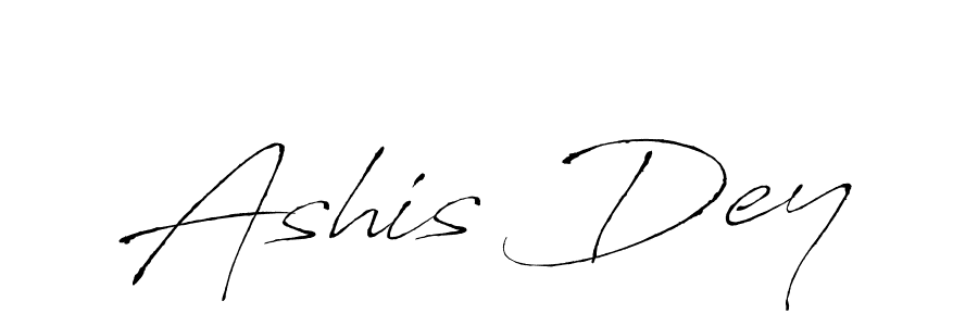 How to make Ashis Dey signature? Antro_Vectra is a professional autograph style. Create handwritten signature for Ashis Dey name. Ashis Dey signature style 6 images and pictures png