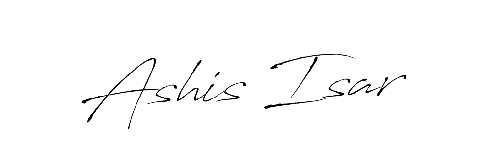 How to make Ashis Isar name signature. Use Antro_Vectra style for creating short signs online. This is the latest handwritten sign. Ashis Isar signature style 6 images and pictures png