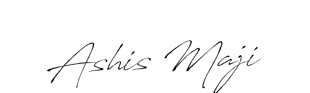 Create a beautiful signature design for name Ashis Maji. With this signature (Antro_Vectra) fonts, you can make a handwritten signature for free. Ashis Maji signature style 6 images and pictures png