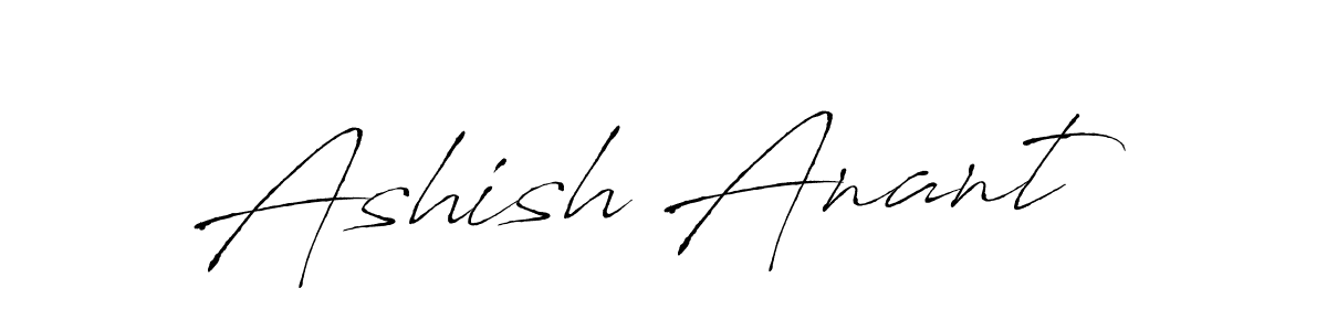 This is the best signature style for the Ashish Anant name. Also you like these signature font (Antro_Vectra). Mix name signature. Ashish Anant signature style 6 images and pictures png