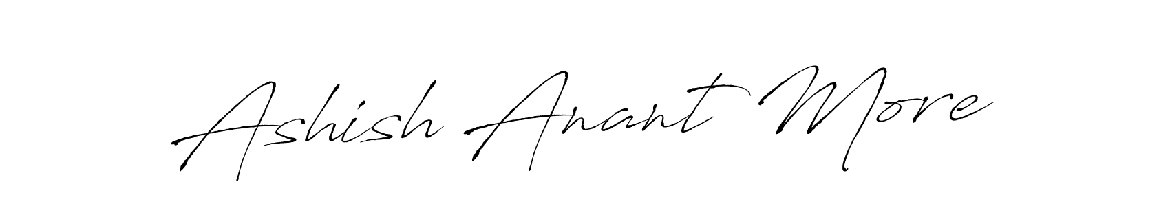 if you are searching for the best signature style for your name Ashish Anant More. so please give up your signature search. here we have designed multiple signature styles  using Antro_Vectra. Ashish Anant More signature style 6 images and pictures png