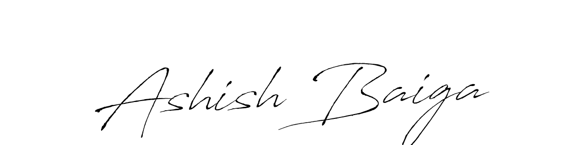 How to make Ashish Baiga signature? Antro_Vectra is a professional autograph style. Create handwritten signature for Ashish Baiga name. Ashish Baiga signature style 6 images and pictures png