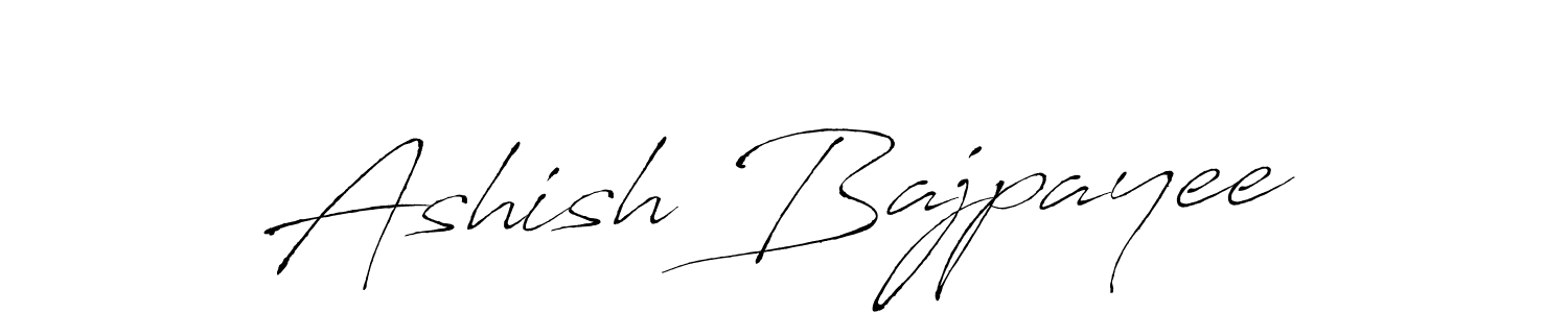 Design your own signature with our free online signature maker. With this signature software, you can create a handwritten (Antro_Vectra) signature for name Ashish Bajpayee. Ashish Bajpayee signature style 6 images and pictures png