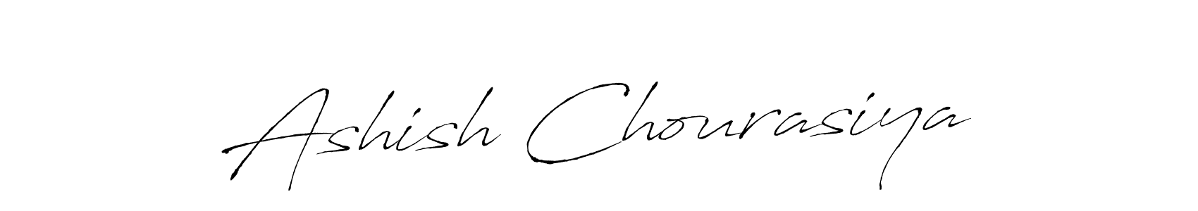 How to make Ashish Chourasiya signature? Antro_Vectra is a professional autograph style. Create handwritten signature for Ashish Chourasiya name. Ashish Chourasiya signature style 6 images and pictures png