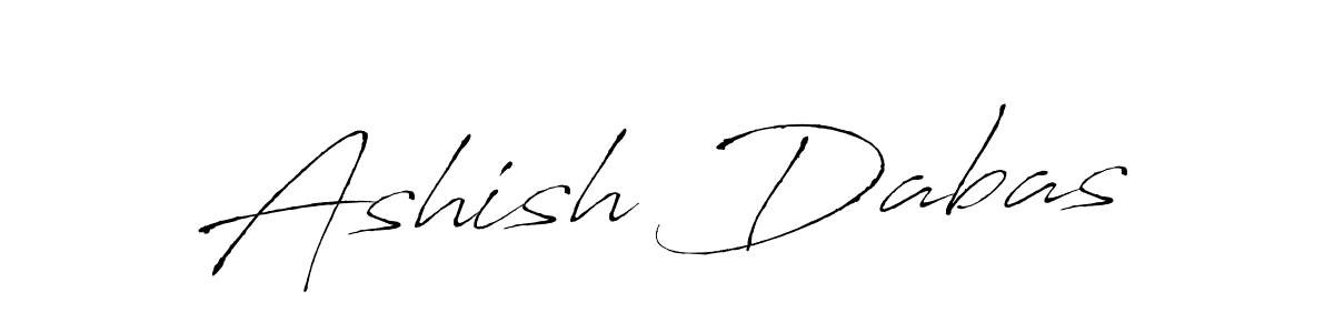 How to make Ashish Dabas name signature. Use Antro_Vectra style for creating short signs online. This is the latest handwritten sign. Ashish Dabas signature style 6 images and pictures png